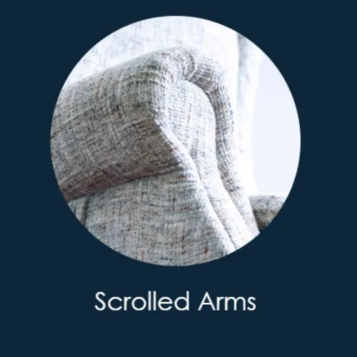 Scrolled Arms
