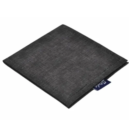 Dark Grey Linen Permit Wallet
