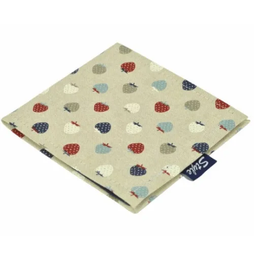 Strawberry Linen Permit Wallet