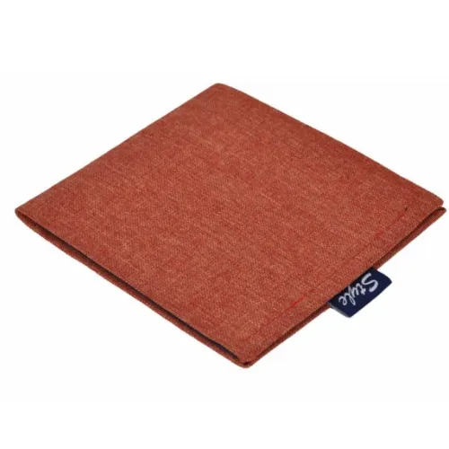 Terracotta Linen Permit Wallet