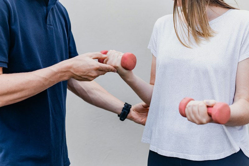 Hand rehabilitation exercise after a stroke